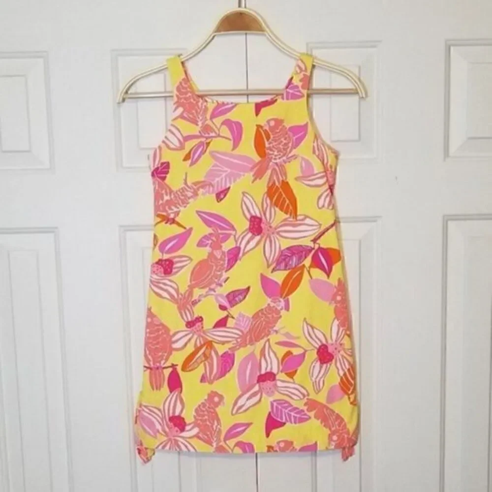 Lilly pulitzer girls' preppy pacific wing shift dress